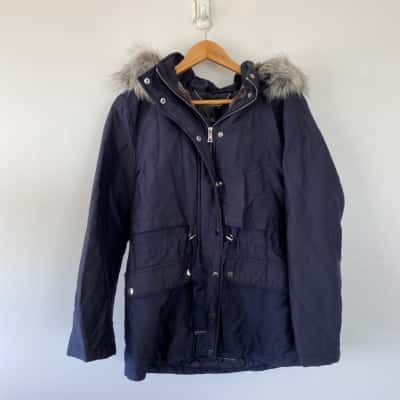 Forever New Navy Blue Winter Jacket  Size 14 