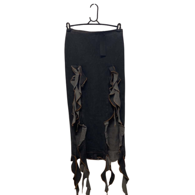 BNWT Lioness Womens  Size 6 / XS Denim Skirt Grey 