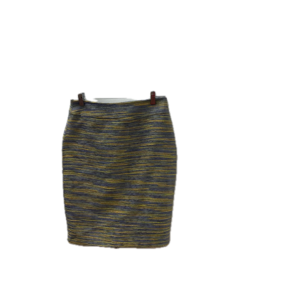 Events Womens  skirt Size 8 Blue / Grey / Orange / Yellow 