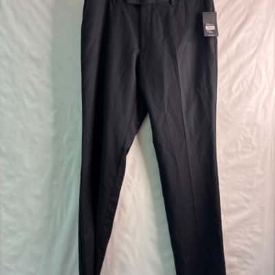 Tarocash Mens  Size 35 Dress Pants / Suit Pants Black  