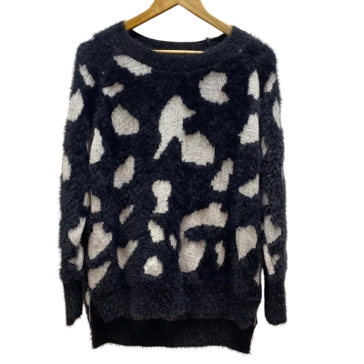 Serafina Womens Size S Black & White Jumper