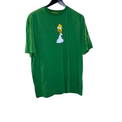  Unisex  Size XXXL Green / Yellow Simpsons Shirt