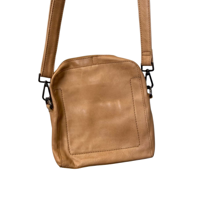 Rugged Hide Womens Leather Handbag Beige 