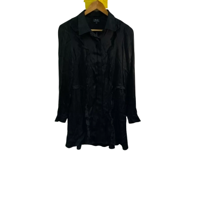 BNWT Bardot Womens  Size 8 Black Ruffle Dress 