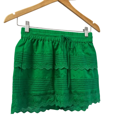 Flannel Womens Size 0 (AU 6) Apple Green Bloomer Shorts 