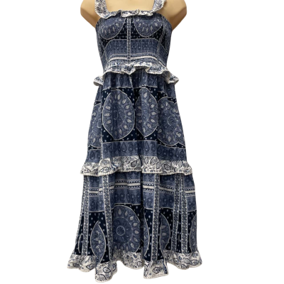 Country Road Kids Size 12 Dresses Navy Blue / White 