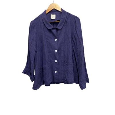 Manteau Noir Womens  Size XS  Jacket Purple 