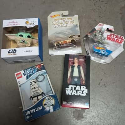 Assorted Star Wars Items - LEGO, Hot Wheels etc