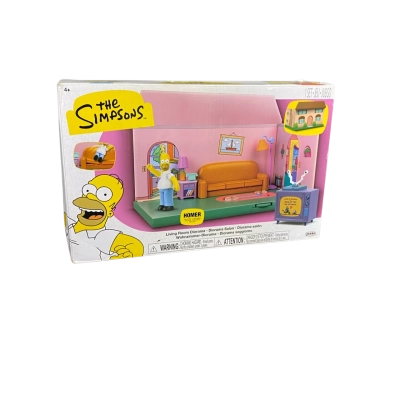 The Simpsons Lounge Room Diorama Set 