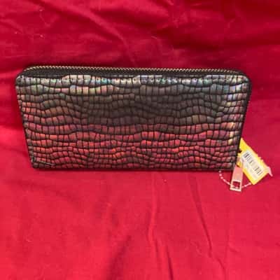  Women's Iridescent Texture Finish Wallet 