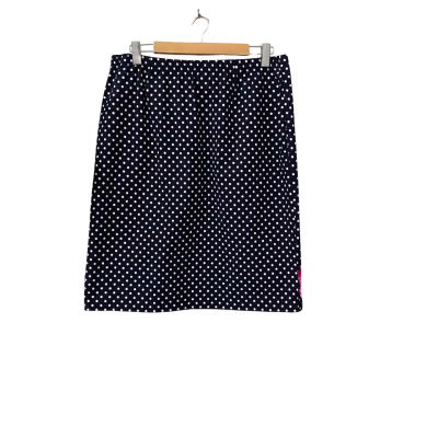 Fella Hamilton Womens  Size 18 / XL Mini Skirt Blue / Polka Dot / White 