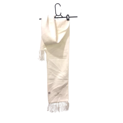 Alpaca Camargo Cream Scarf (please see description)