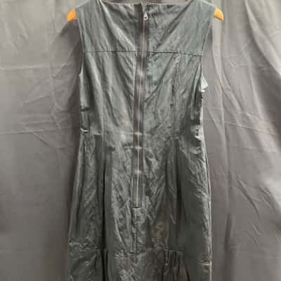 Cue Size 12 Shift Dress Black  