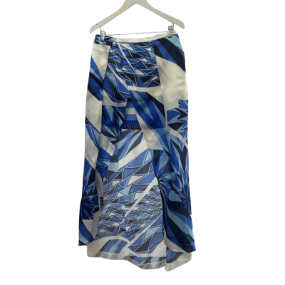 Manning Cartell Womens Skirt Size 12 Blue / White 