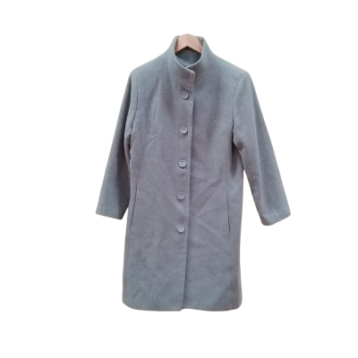 Womens David Jones Wool/Cashmere Grey Coat Size 14 