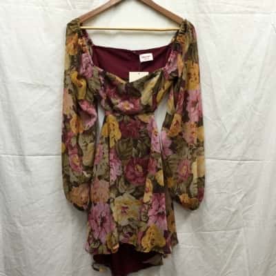 Showpo Womens Size 10 Floral Dress