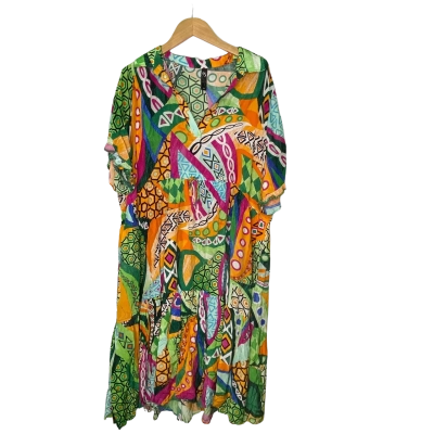 Taking Shape Womens  Size 20 Maxi Dress Multicoloured / Pattern 