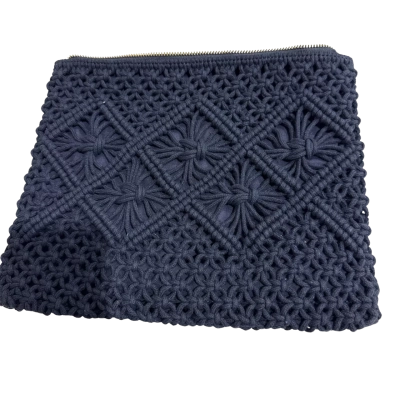 Seed Heritage Womens Deep Navy Blue Knitted Pounch 