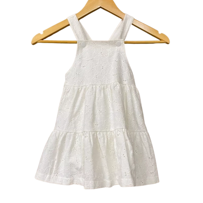 Baker By Ted Baker Kids Size 1.5-2 yrs White Floral Dress 