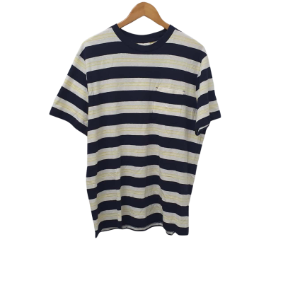 Seed Heritage Mens Size L Striped T-Shirt 