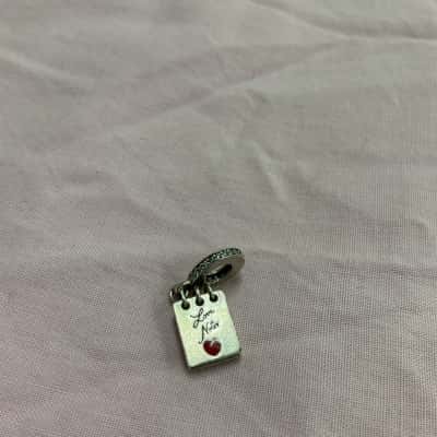 Pandora Love Notes Dangle Charm Sterling Silver