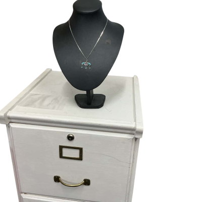  Womens Turquoise Malia Bees Pendant Necklace in Stirling  Silver  