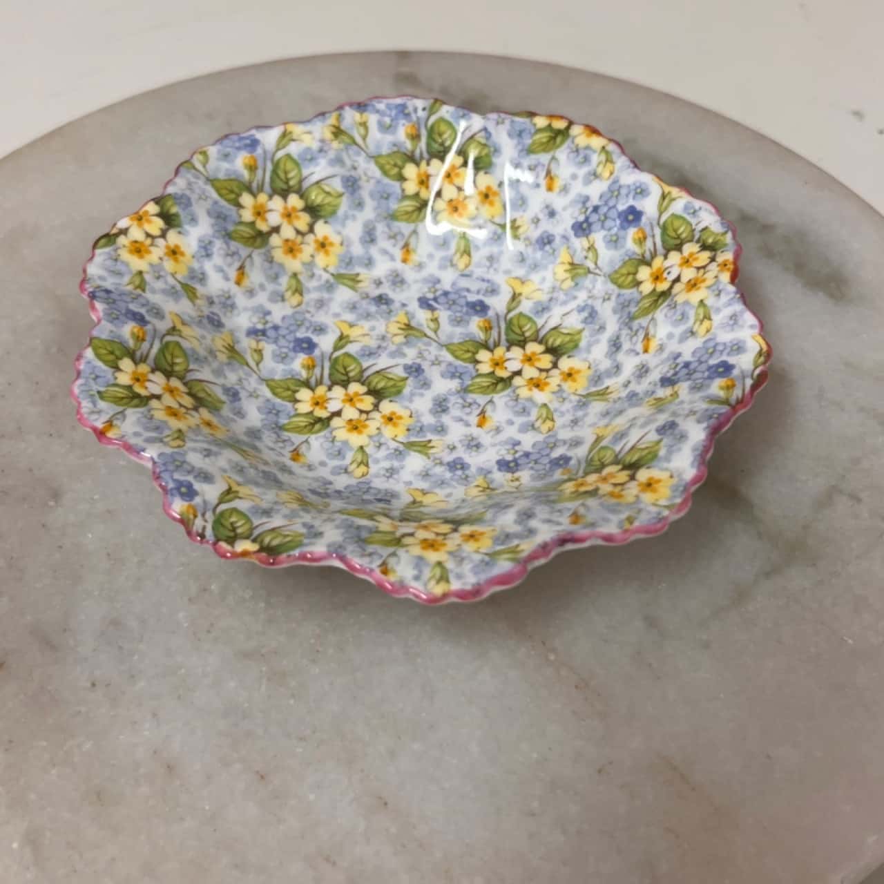 Vintage Shelley Chintz Trinket Dish(s)