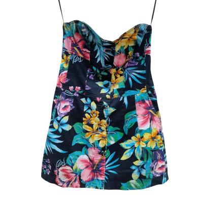 Roxy Womens Size 10 Strapless Dress Floral (15)