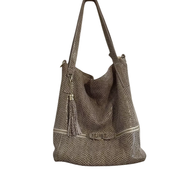 OLLA OH  Womens Handbag Snake Skin Print