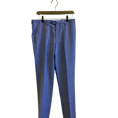 Brand New - Country Road Mens Size 30 Wool Slim Fit Pants Chambray Blue