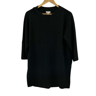 City Chic Womens  Size XS Long Sleeve Dress Black 