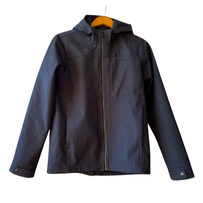 Macpac Mens Size S Hooded Jacket Black  