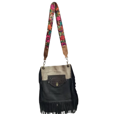 Sunday Isles - Leather Shoulder Bag - Large