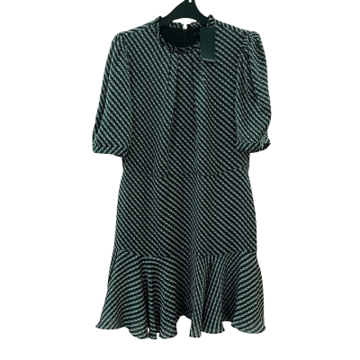 Portmans Women's Size 16 Dress Black with White Chain Print