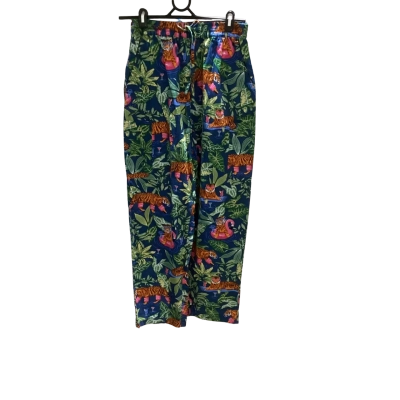 Dangerfield Womens  Size S Multicoloured Scrubs Pants Tiger Pool Party