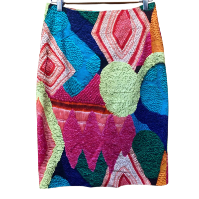 Gorman/Liz Payne Art Patterned Pencil Skirt Size 10 
