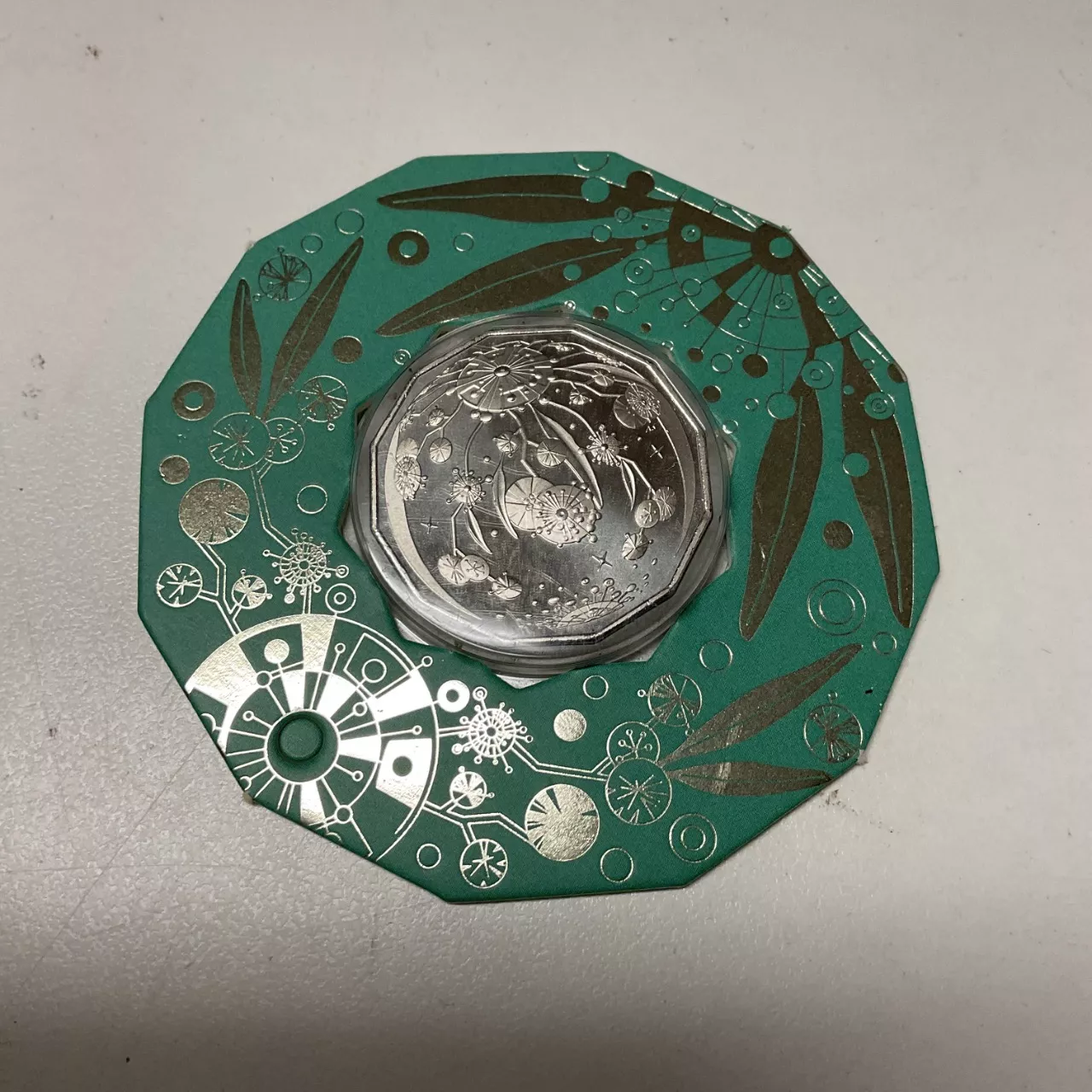 2020 merry Christmas uncirculated 50 cent piece