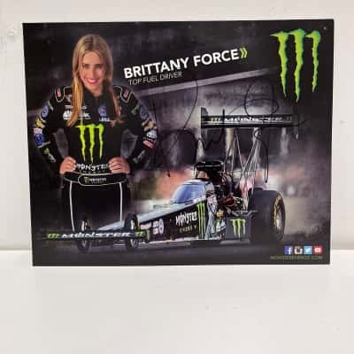 Set 10 Signed Autographed Drag Racing Hero cards