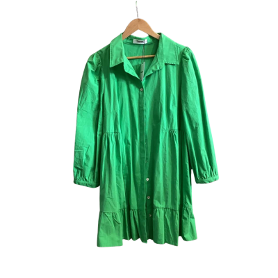 Showpo Womens  Size 14 Shirt Dress Green 