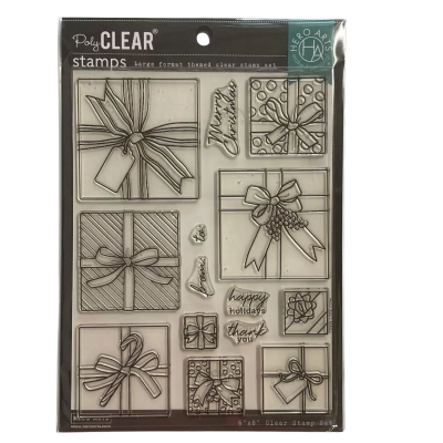 Hero Arts Polyclear Christmas Stamp Set - large format