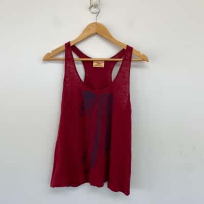 R.M. Williams Red Sleeveless Tank Top  Size 8 