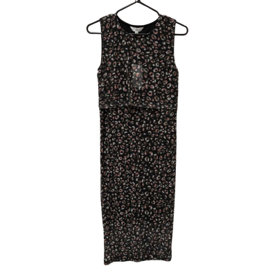 Ripe Maternity Womens Black, Brown, Olive & White Dress Size S