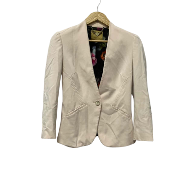 Ted Baker Womens  Size 1 Blazer Pink  