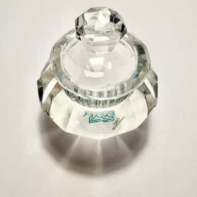 Trinket Boss Company Classic Clear Crystal Trinket Jar with Lid