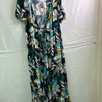 Roxy Womens Size M Maxi Dress Floral / Multicoloured 