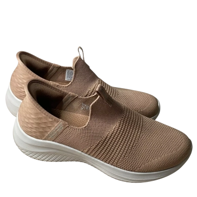 Skechers Beige Slip In Sneakers Size EUR 39