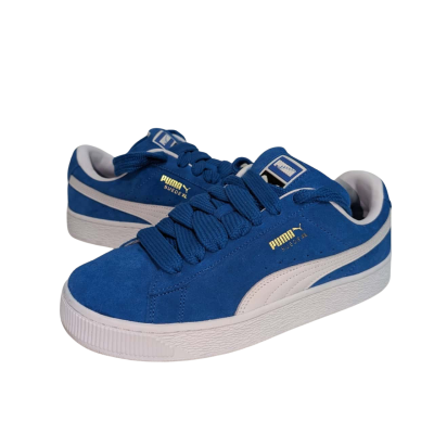Puma Unisex Blue Suede XL Sneakers