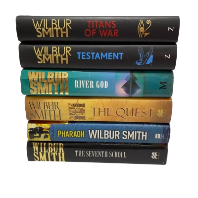 Wilbur Smith Hard Back Book Bundle - 6 books from the Egyption Series