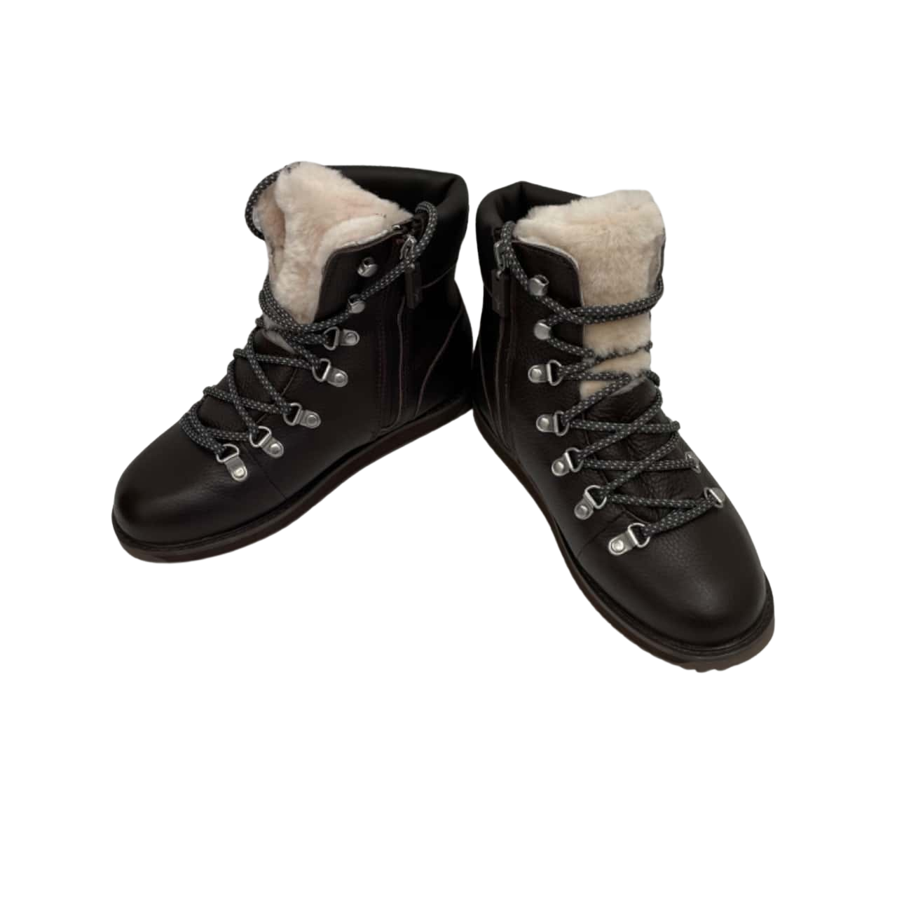 Emu Australia Leather Lace Up Boots Waterproof Sheep Skin Lined(s)