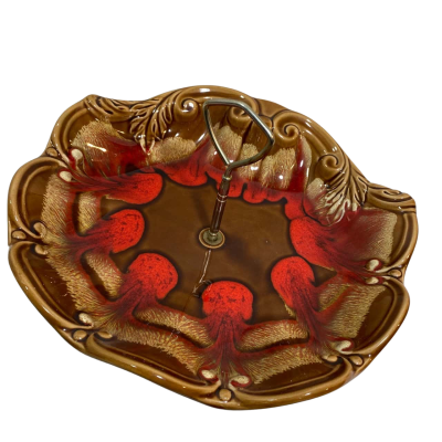 Vintage Serving Tray 28 cm Diameter 